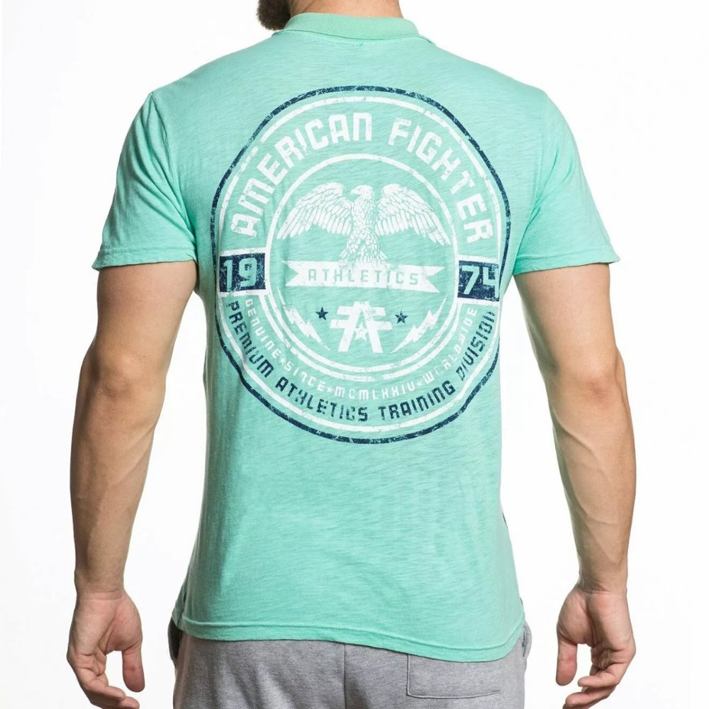 AMERICAN FIGHTER INDIAN RIVER Men's T-Shirt S/S Bi - Picture 6 of 6